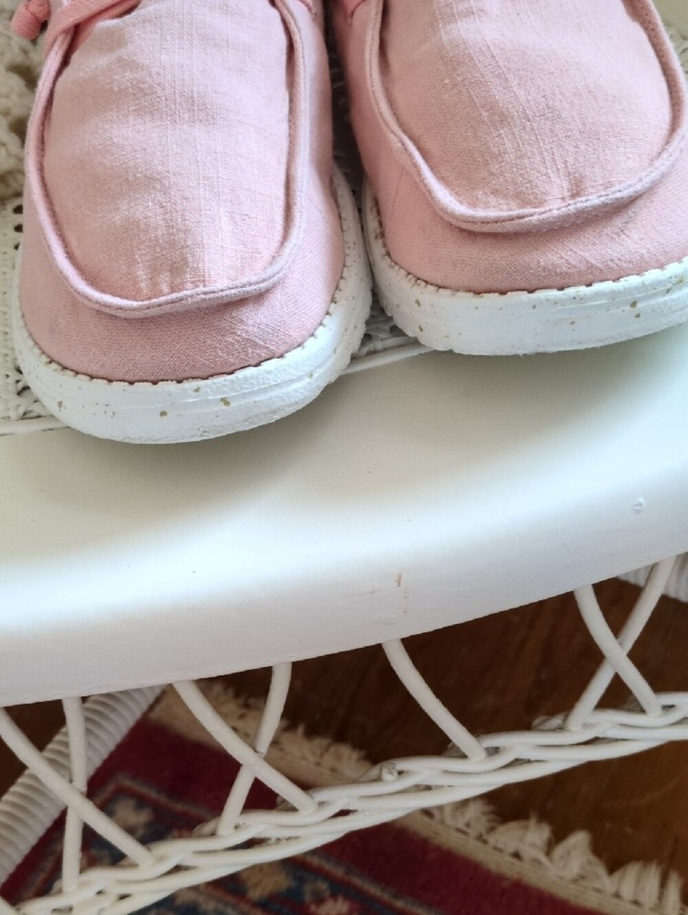 Hey Dude Pink Women's Slip-On Sneakers with Leopard Lining - Picture 6 of 7